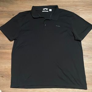 Men’s Short Sleeve Collared Button Up T-shirt